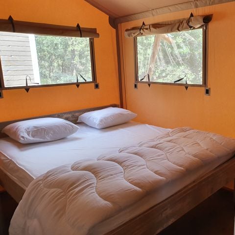Safarizelt 4 Personen - Eco-Lodge WOODY 2 Zimmer