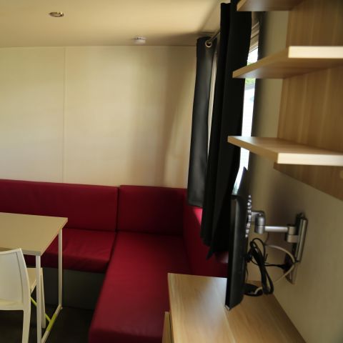 Mobile home 2 persons - Comfort Mobile-home 18m² - 1 Bedroom + TV + Air conditioning 2 pers