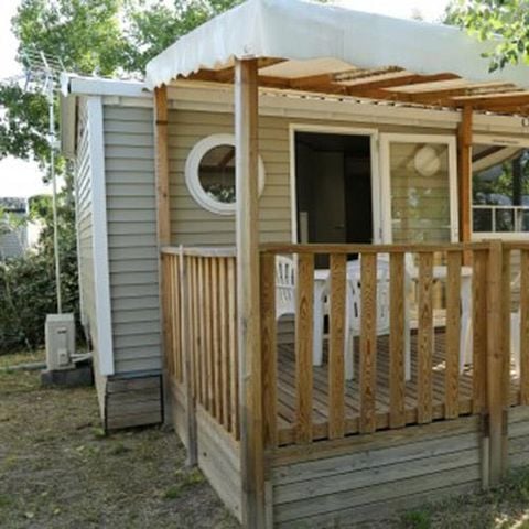 Mobilheim 2 Personen - Mobilheim Komfort 18m² - 1 Schlafzimmer + TV + Klimaanlage 2 Pers.