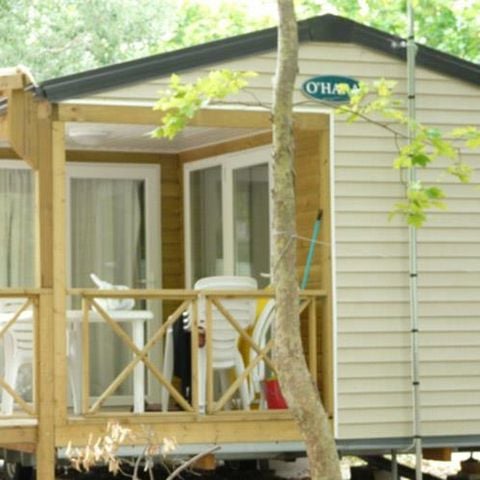 Mobile home 4 persons - Comfort mobile home 24m² - 2 bedrooms - TV + air conditioning 4 people