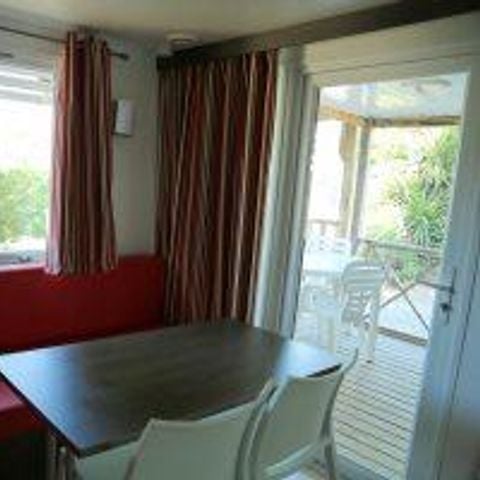 Mobile home 4 persons - Comfort mobile home 24m² - 2 bedrooms - TV + air conditioning 4 people