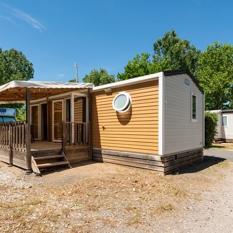 Stacaravan 4 personen - Stacaravan Premium 28m² - 2 kamers - TV + airconditioning + vaatwasser 4 personen