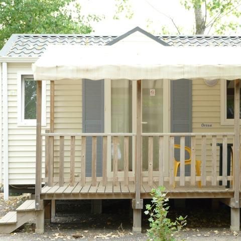 BUNGALOW 6 personnes -  Mobil-home Confort 28m² - 3 chambres + TV + Clim 6 pers