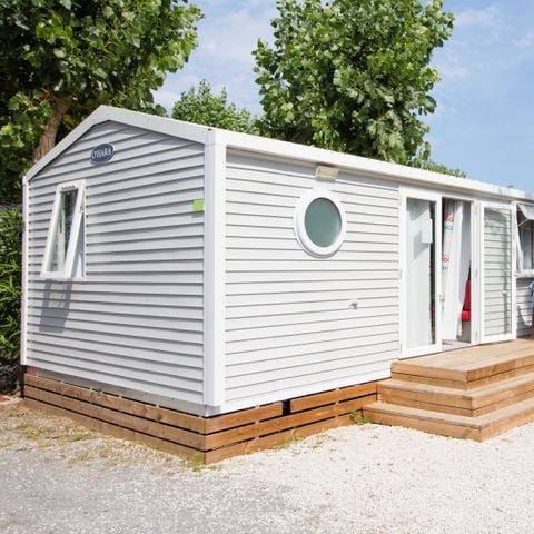 Mobile home 6 persons - Mobile home Premium 30m² - 3 bedrooms - TV + air conditioning + dishwasher or washing machine 6 pers