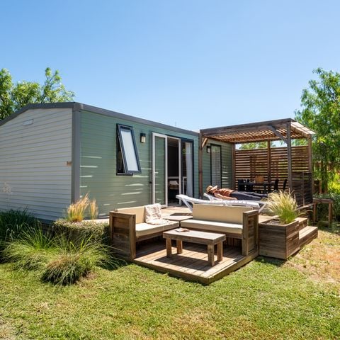 MOBILE HOME 4 people - Mobile home Premium Plus 31m2 - 2 bedrooms +TV+Clim+Draps+Towels+Beds made+Cleaning included 4 pers