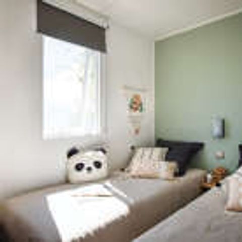 Mobilhome 4 personas - Premium Plus 31m2 - 2 habitaciones - +TV+Clim+Draps+Toallas+Camas hechas+Limpieza incluida