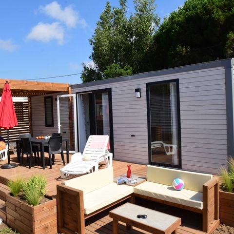 MOBILE HOME 4 people - Mobile home Premium Plus 31m2 - 2 bedrooms +TV+Clim+Draps+Towels+Beds made+Cleaning included 4 pers