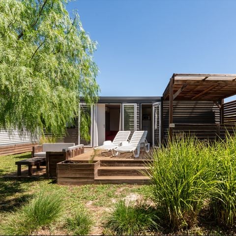 MOBILHOME 6 personnes - Mobil Home Premium Plus 33m²- 3 chambres +TV+Clim+Draps+Serviettes+Lits faits+Ménage final inclus 6 pers