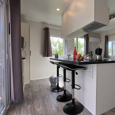 Mobilhome 5 personas - Key West - 34m² - 2 habitaciones - aire acondicionado