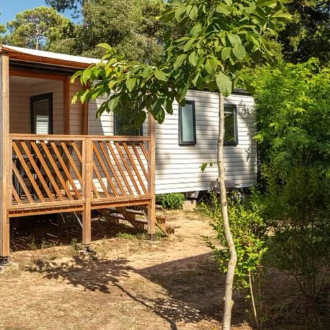 Mobilheim 6 Personen - Comfort | 3 Schlafz. | 6 Pers. | Einfache Terrasse