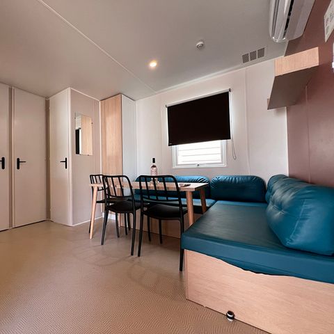 Stacaravan 6 personen - Huis - 32m² - airconditioning - 3 kamers