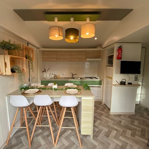 Stacaravan 6 personen - TIKI HUT PRESTIGE