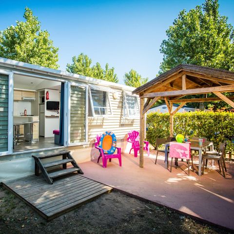 Stacaravan 6 personen - TIKI HUT PRESTIGE