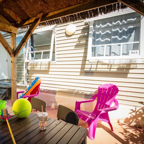 Stacaravan 6 personen - TIKI HUT PRESTIGE