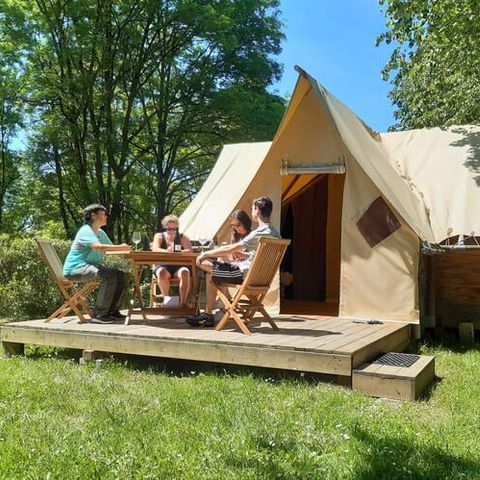 Wohnzelt auz holz 4 personen - Lodge Komfort