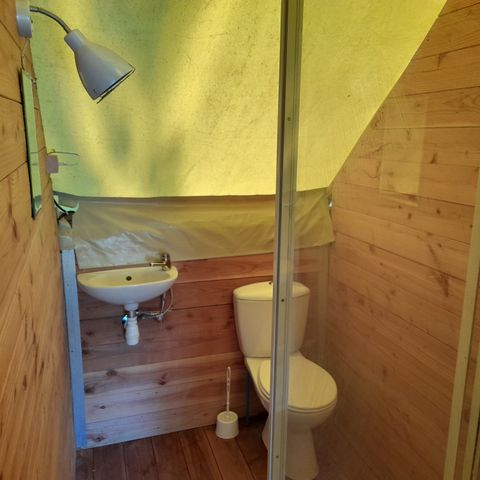Tente en toile et en bois 4 personnes - Lodge Confort