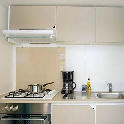 Mobilhome 6 personas - Confort | 3 Dormitorios | 6 Pers. | Terraza individual | Aire acondicionado.