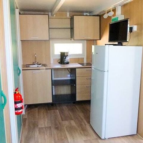 CHALET 5 personas - Chalet | Clásico | 2 Dormitorios | 5 Pers | Terraza elevada | Aire acondicionado | TV