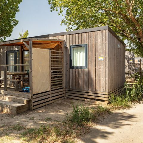 CASA MOBILE 6 persone - Casa mobile | Premium | 3 Camere da letto | 6 Persone | Terrazza rialzata | 2 bagni | Aria condizionata | TV