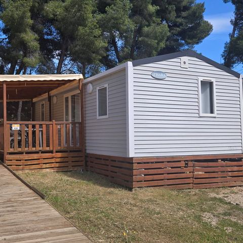 Mobile home 4 persons - Mobile-home PMR | Comfort | 2 Bedrooms | 4 Pers | Raised terrace | Air conditioning | TV