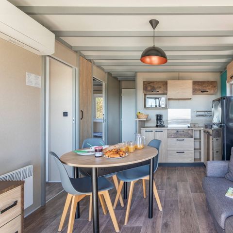 Chalet 5 personen - Chalet | Comfort | 2 Slaapkamers | 5 Pers | Verhoogd terras | Airconditioning | TV