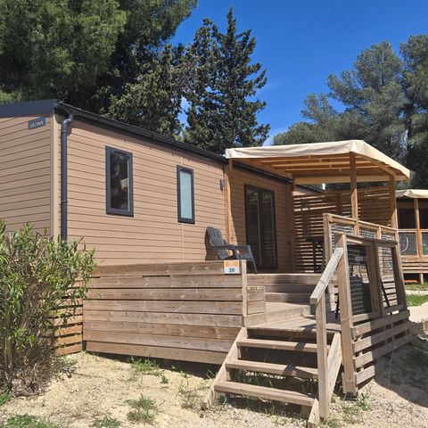 Mobile home 6 persons - Mobile-home | Premium | 3 Bedrooms | 6 Pers | Raised terrace | Air conditioning | TV