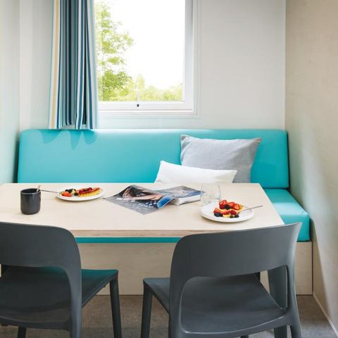 Stacaravan 4 personen - met 2 slaapkamers