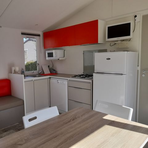 Stacaravan 4 personen - confort 2 slaapkamers/2 doucheruimtes/2wc