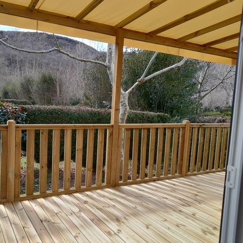 Mobilheim 4 Personen - Komfort 2 Schlafzimmer/2 Badezimmer/2wc