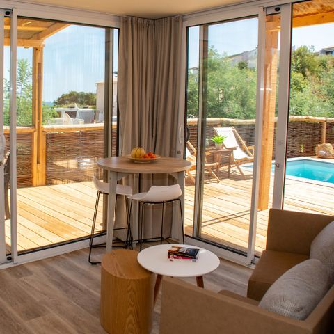 Mobile home 8 persons - Lodge Riviera 2 to 8 pers. air-conditioned Plancha