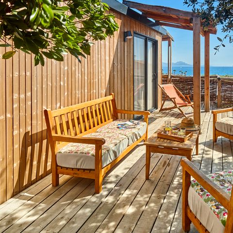 Mobile home 8 persons - Lodge Riviera 2 to 8 pers. air-conditioned Plancha