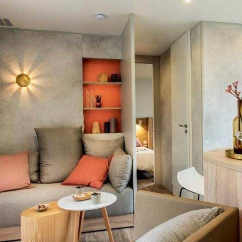 MOBILHOME 6 personas - Lodge Luxe 2 a 6 pers. climatizado Plancha