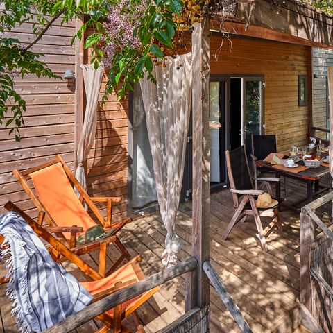Mobile home 6 persons - Lodge 2 to 6 pers. air-conditioned Plancha