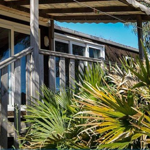 Mobile home 4 persons - Lodge 2 to 4 pers. Sea view air-conditioned. Plancha