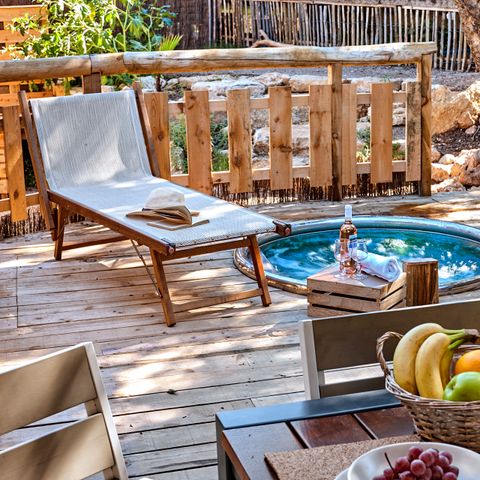 Mobile home 6 persons - Lodge 2 to 6 pers. Sea view air-conditioned Plancha