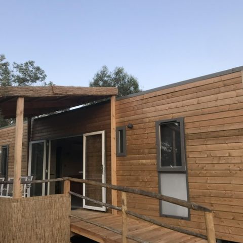 Mobile home 6 persons - Lodge 2 to 6 pers. Sea view air-conditioned Plancha