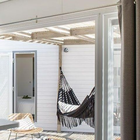 Mobile home 6 persons - Lodge 2 to 6 pers. Sea view air-conditioned Plancha