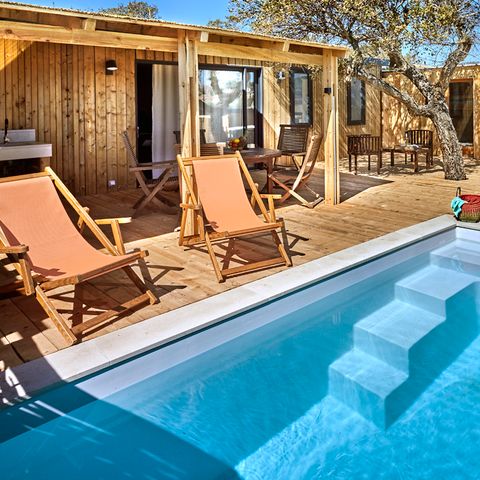 Mobile home 6 persons - Luxury Riviera Lodge with panoramic sea view