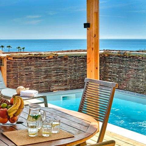 Mobile home 6 persons - Luxury Riviera Lodge with panoramic sea view