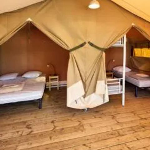 BUNGALOW IN TELA 5 persone - Bungalow standard in tela 24m² - 2 camere da letto, senza servizi igienici + terrazza coperta