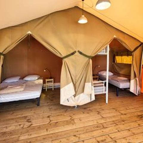 BUNGALOW IN TELA 5 persone - Bungalow standard in tela 24m² - 2 camere da letto, senza servizi igienici + terrazza coperta