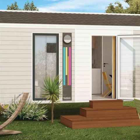 Stacaravan 2 personen - Comfort stacaravan 20m² - 1 kamer + terras
