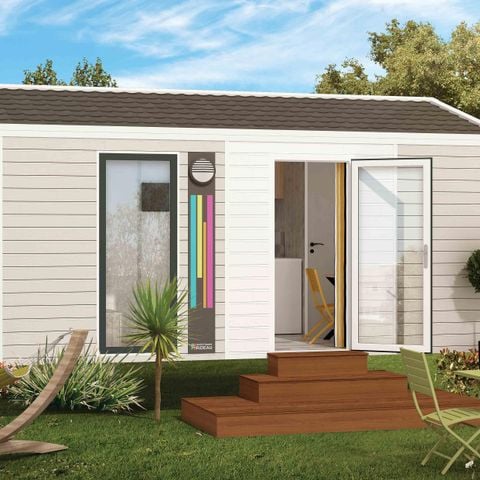 Mobilhome 2 personnes - Mobil-home Confort 20m² - 1 chambre + terrasse intégrée