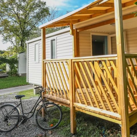 Mobilheim 4 Personen - Loggia Confort 30m² - 2 Zimmer + TV + Terrasse