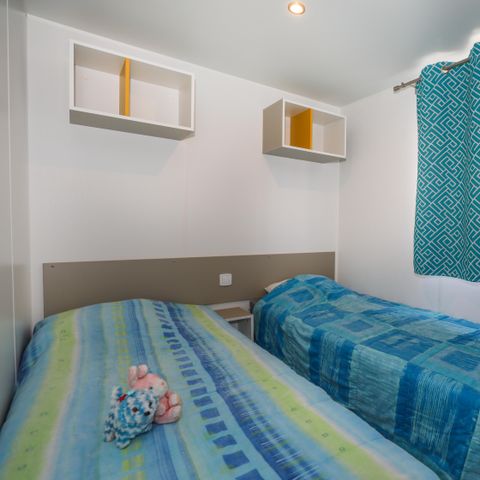 Mobilheim 4 Personen - Loggia Confort 30m² - 2 Zimmer + TV + Terrasse