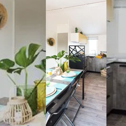 MOBILE HOME 5 people - Premium 30m² - 2 bedrooms + dishwasher + terrace
