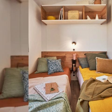 BUNGALOW 4 personnes - NEW 2023// Mobil-Home Premium 27m² (2 chambres) + TV + LV + Terrasse couverte
