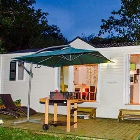 Mobilhome 6 personnes - Mobil-home Confort 38m² - 3 chambres + 2 salles de bain + TV + terrasse