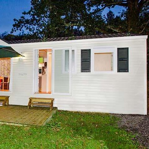 Stacaravan 6 personen - Comfort stacaravan 38m² - 3 kamers + 2 badkamers + TV + terras