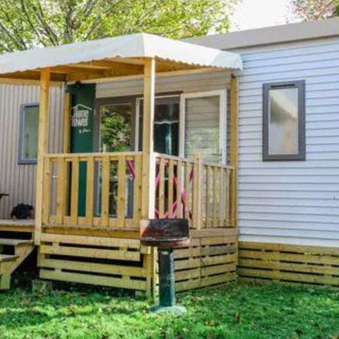 BUNGALOW 6 personnes - Flower Premium  32m² - 3 chambres + lave vaisselle + TV + terrasse